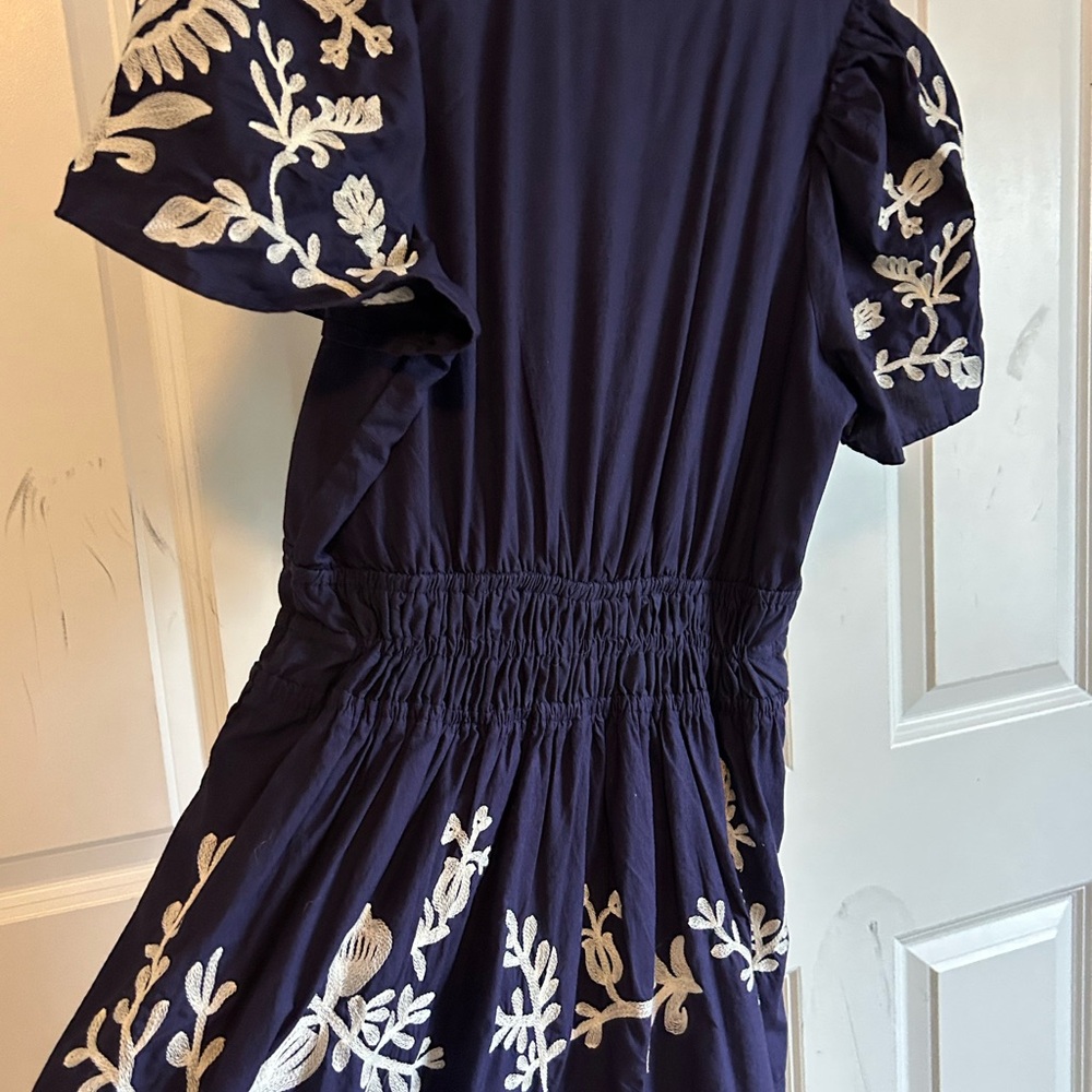 Anthropologie Navy Blue Somerset Sundress - Picture 5 of 8